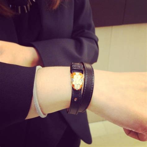 bvlgari wrist band.